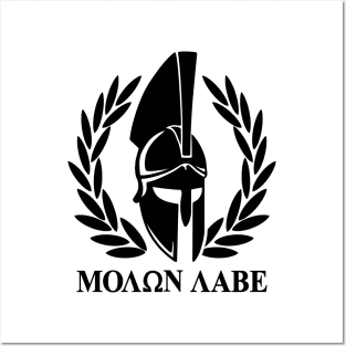 Mod.3 Molon Labe Greek Spartan Posters and Art